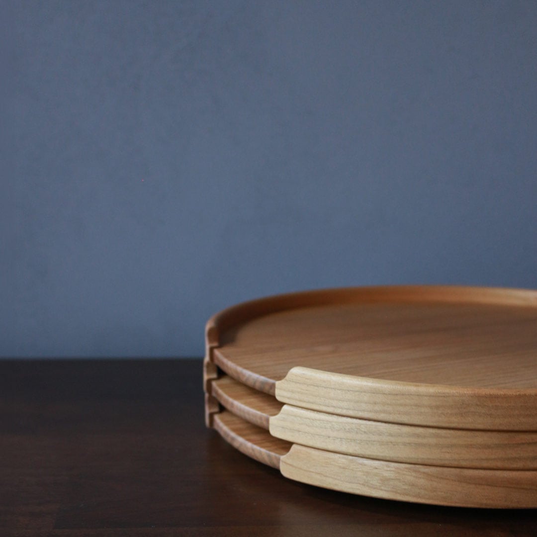 stacking tray round
